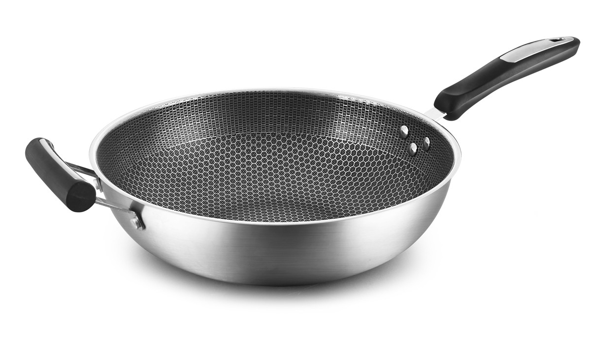 Meile stainless iron wok